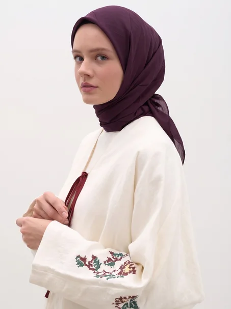 FOULARD BENETTON /AUBERGINE