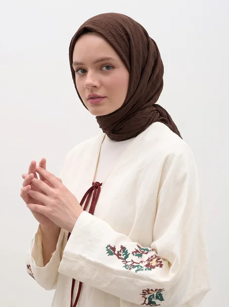 FOULARD BENETTON UNI /MARRON FONCÉ