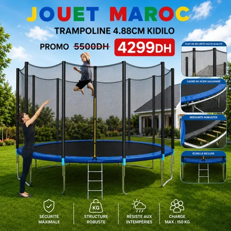 TRAMPOLINE 3.65M KIDILO