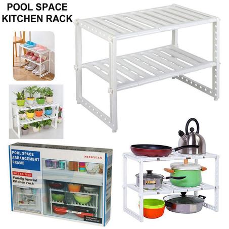 رف تنظيم الأدوات المنزلية متعدد الوظائف