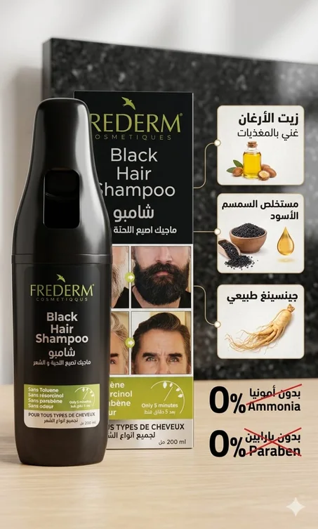 Frederm Black Hair Shampoo