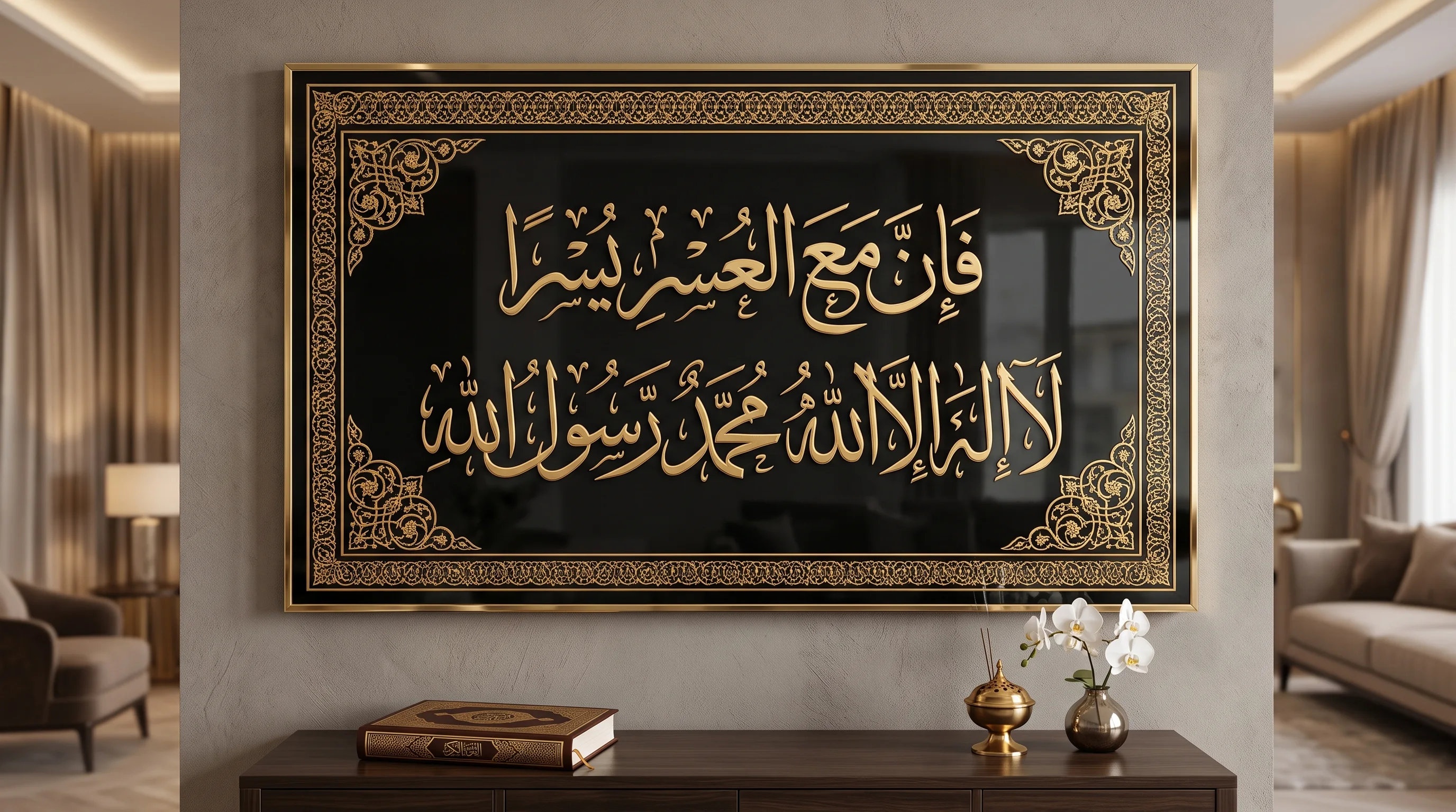 Tableau Coranique – إن مع العسر يسرا