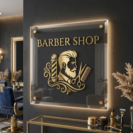 Enseigne Lumineuse Barber Shop