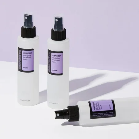 COSRX AHA/BHA 150ml Clarifying Treatment Toner تونر بخاخ منقي بحمض ألفا هيدروكسي