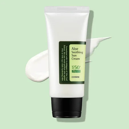 COSRX Aloe Soothing Sun Cream SPF50 واقي الشمس بخلاصة الصبار