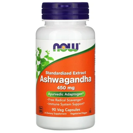 NOW Foods, Ashwagandha, 450 mg, 90 capsules végétariennes