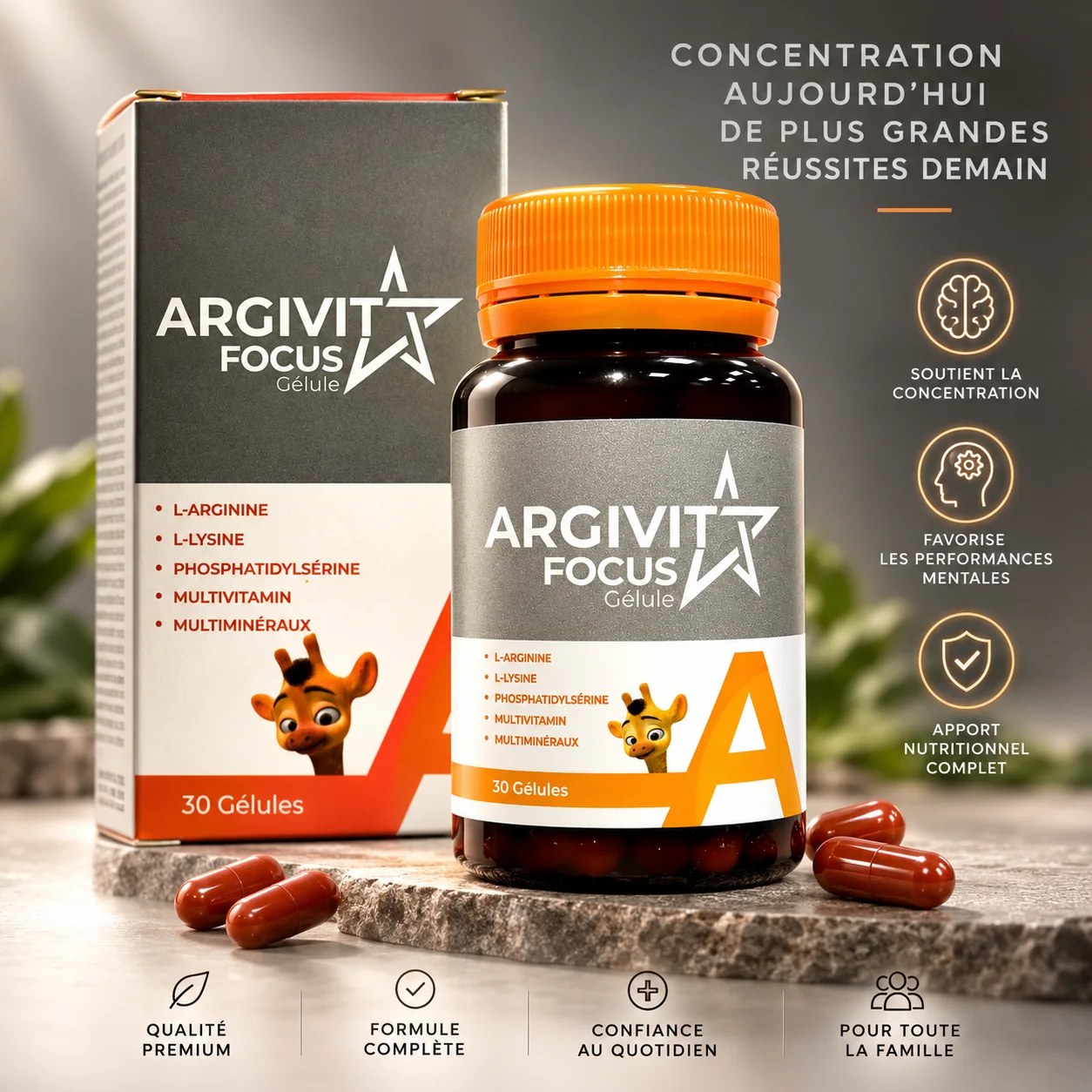 Argivit Focus Gélule – 30 Gélules