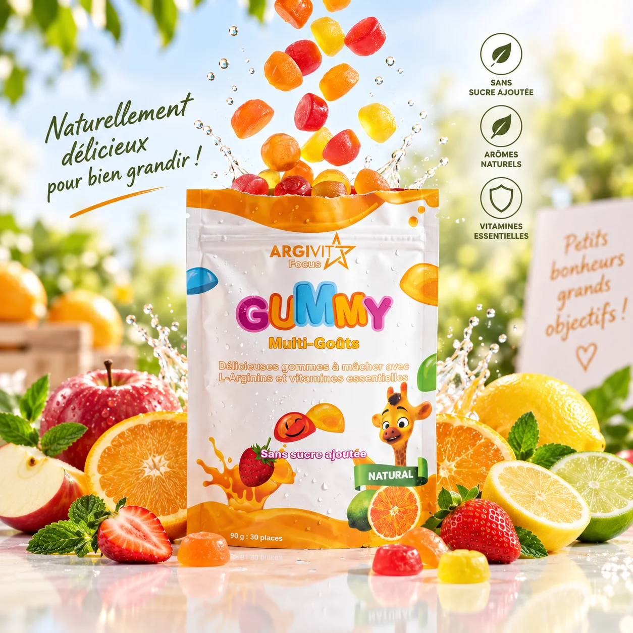 Argivit Focus Gummy Multi-Goûts