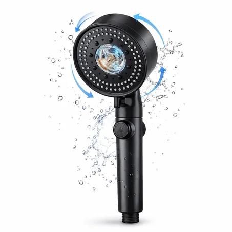 رأس دش توربيني يدور 360 درجة