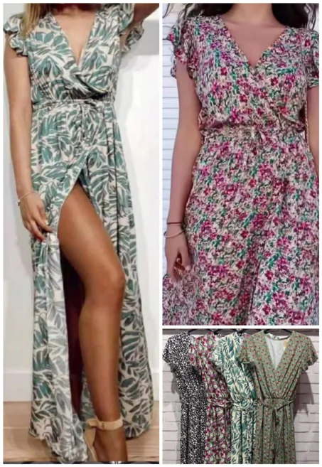 Vestido  florido comprido  Lindíssimo