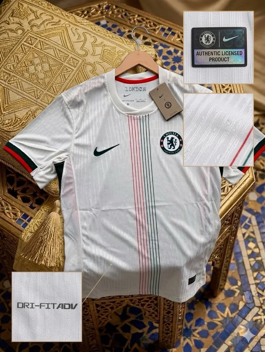 Chelsea FC 2023/24 Away Jersey (White/Multicolor)