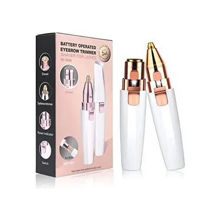 أداة تشذيب الحواجب الكهربائية القابلة لإعادة الشحن USB لإزالة شعر الوجه للنساء