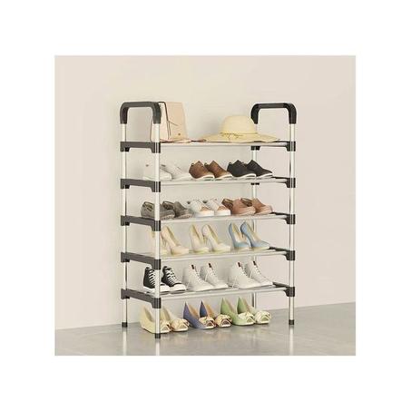 Étagère à chaussures à, Rangement Démontable, Armoire à chaussures en métal