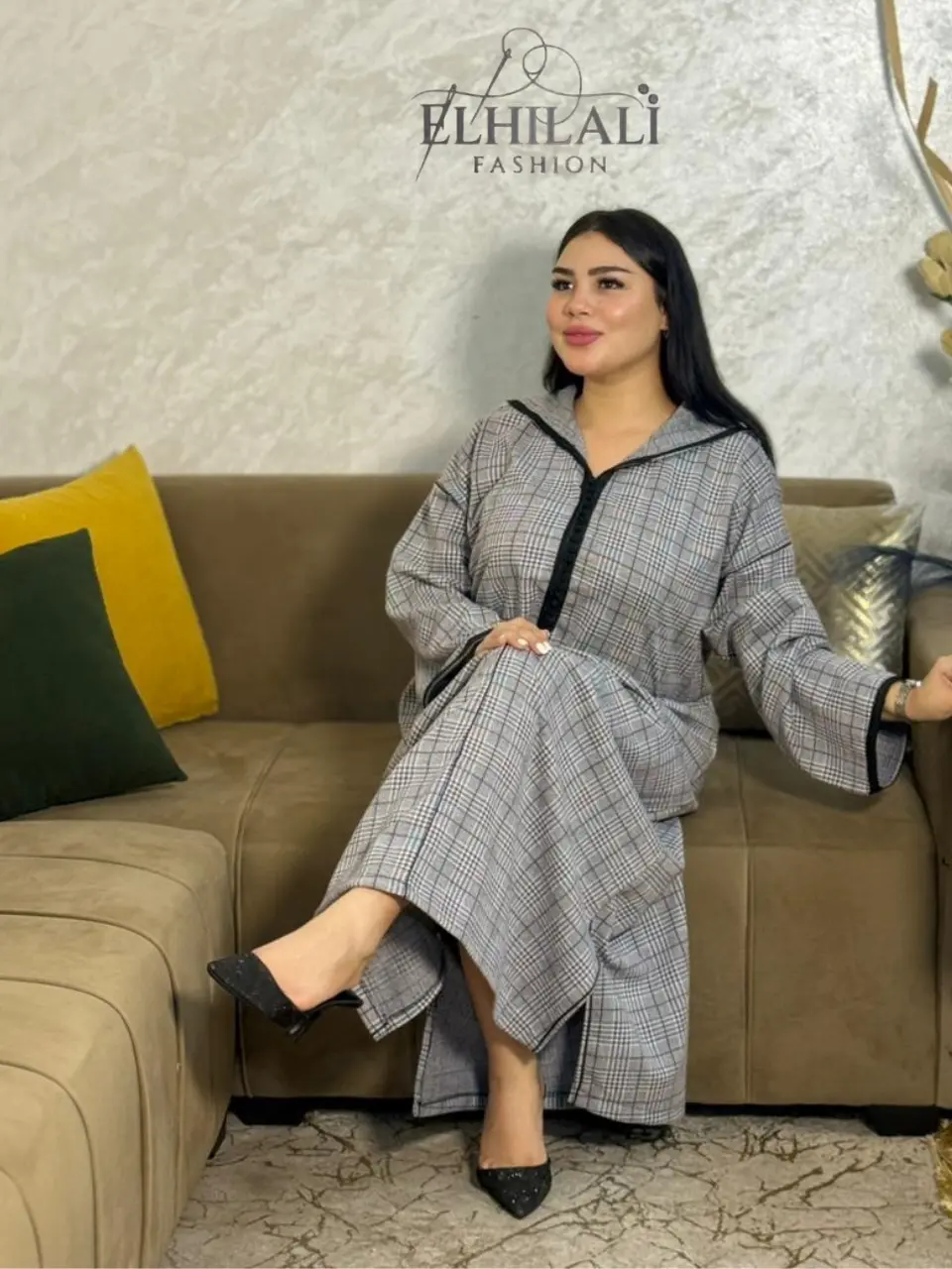 جلابة تويد الأوروبي الأصلي