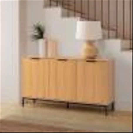 خزانة جانبية (Aparador) 140 سم – تصميم عصري خشبي