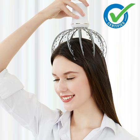 جهاز تدليك فروة الرأس الأصلي، مصادق عليه ✅