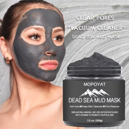 قناع طين البحر الميت الفاخر لتنقية وتجديد البشرة