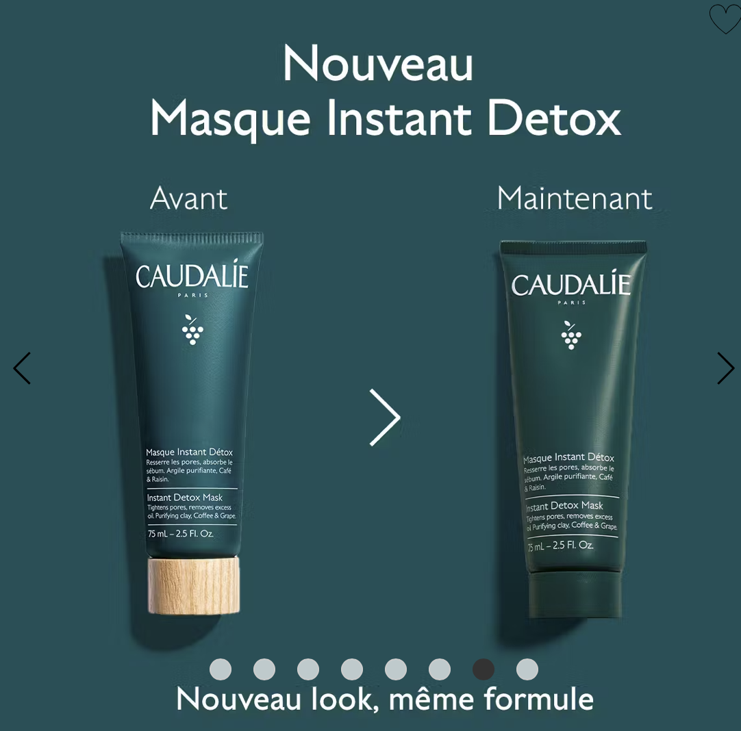 Vinoclean Masque Instant Détox à l'Argile Rose