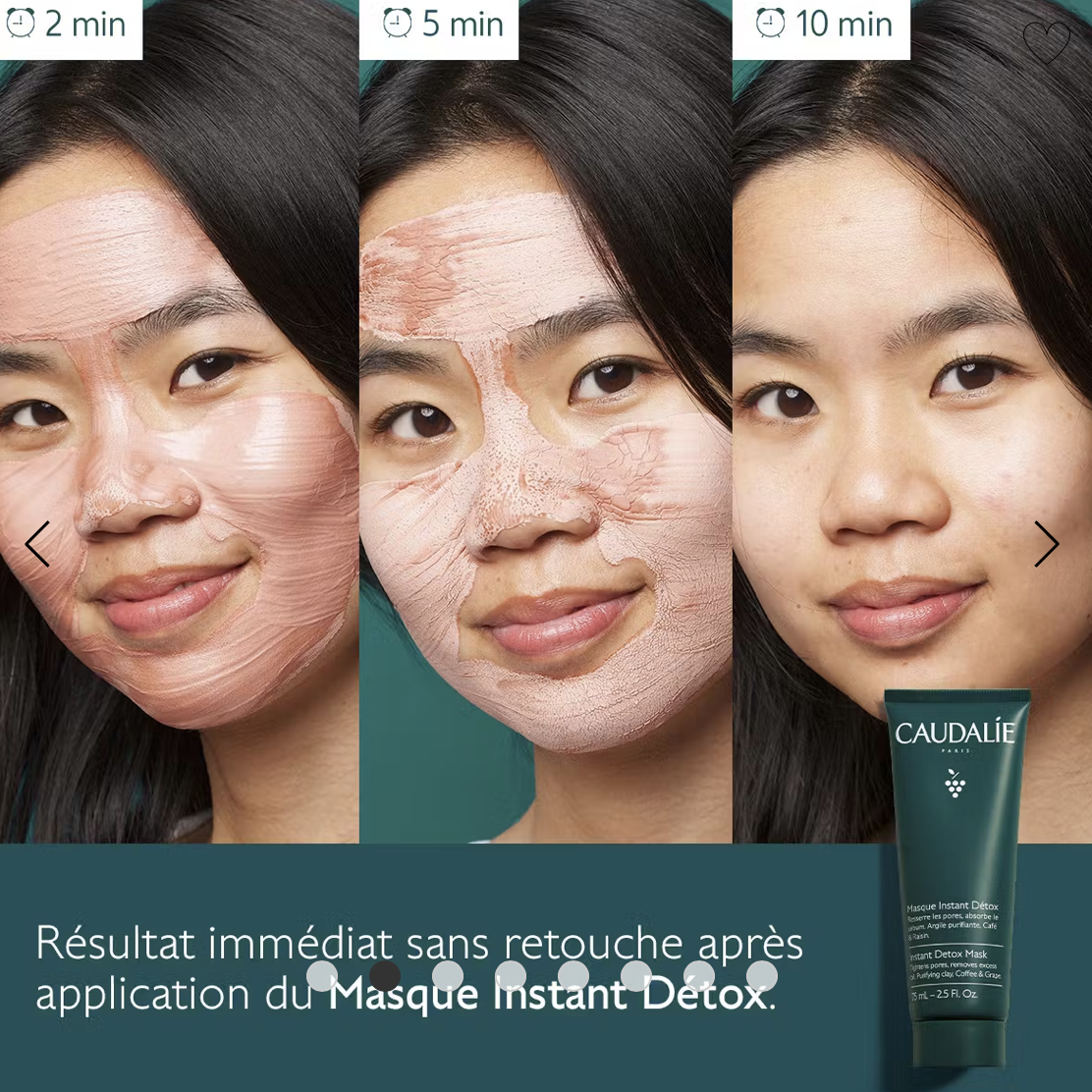 Vinoclean Masque Instant Détox à l'Argile Rose