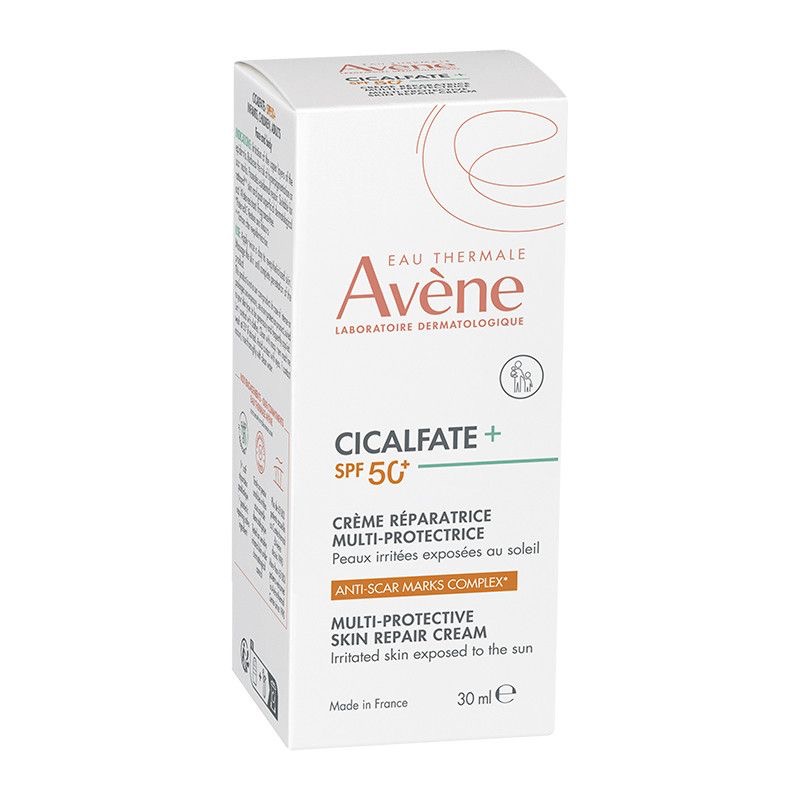 AVENE OFFRE CICALFATE+ Crème Réparatrice Spf 50+ 30 Ml + Eau Thermale Spray 150 Ml