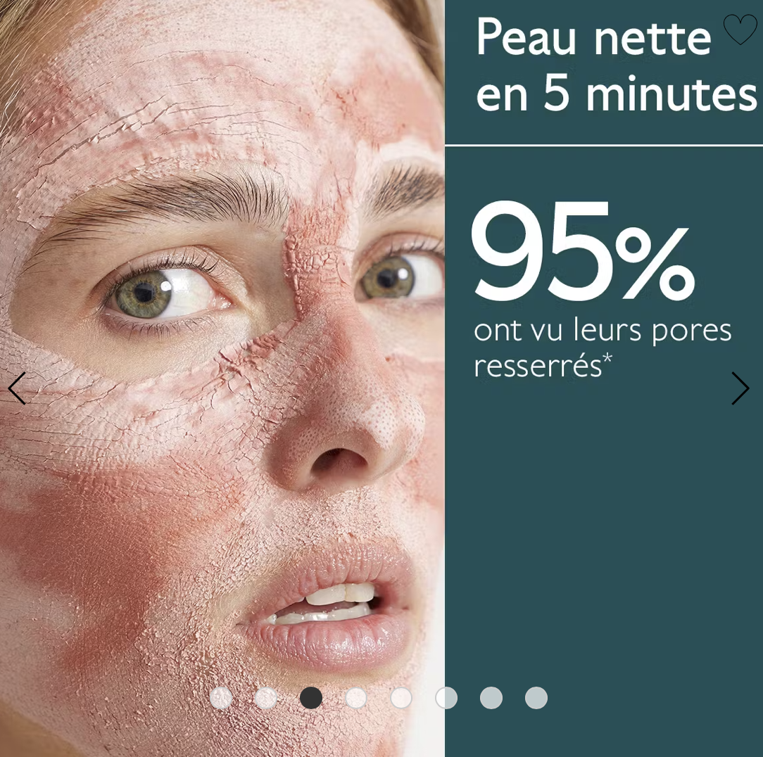 Vinoclean Masque Instant Détox à l'Argile Rose