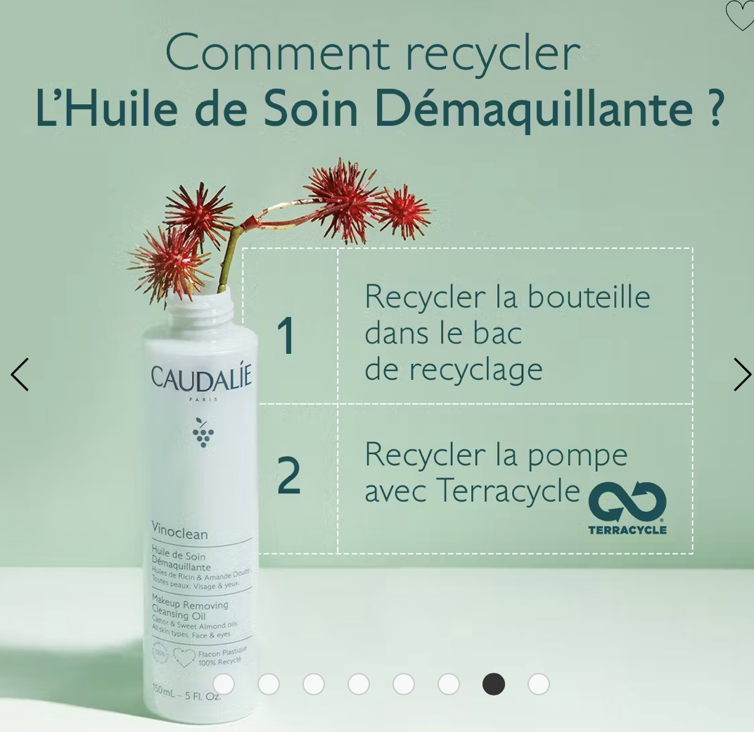 Vinoclean Huile de Soin Démaquillante à l'Huile d'Amande Douce + Ricin - 150ml