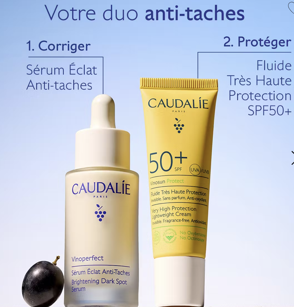 Vinoperfect Sérum Éclat Anti-Taches à la Viniférine, alternative à la Vitamine C