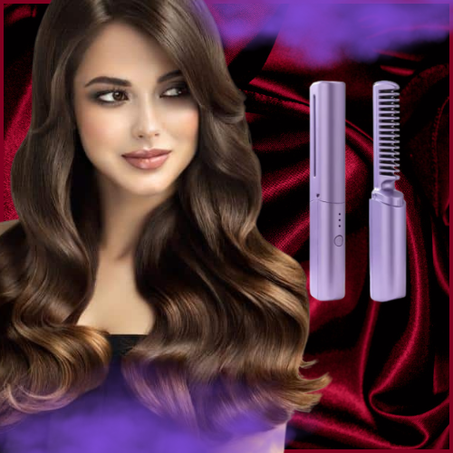 جهاز فرد الشعر المحمول