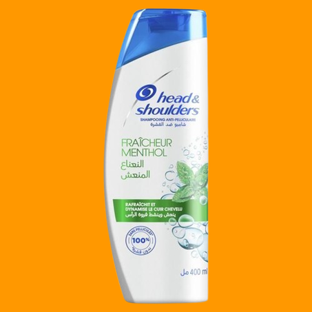 شامبو هيد آند شولدرز المضاد للقشرة برائحة المنثول المنعشة - 400 مل