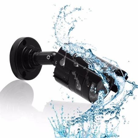 نظام كاميرات مراقبة 4 قنوات – كاميرات 720P HD مقاومة للماء للمراقبة الداخلية والخارجية!