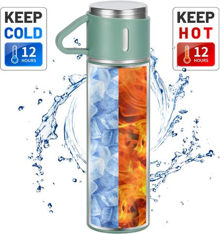 Sports Water Bottle   حافظة حرارية مع أكواب