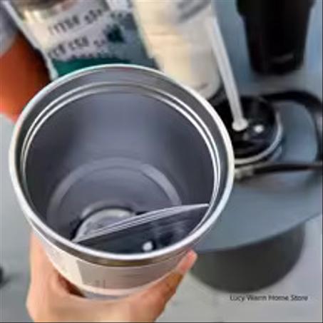 كوب قهوة تايسو مخصص بسعة 600 مل و900 مل و1200 مل معزول حراريًا من الفولاذ المقاوم للصدأ معزول حراريًا للتخزين البارد والثلج بسعة كبيرة