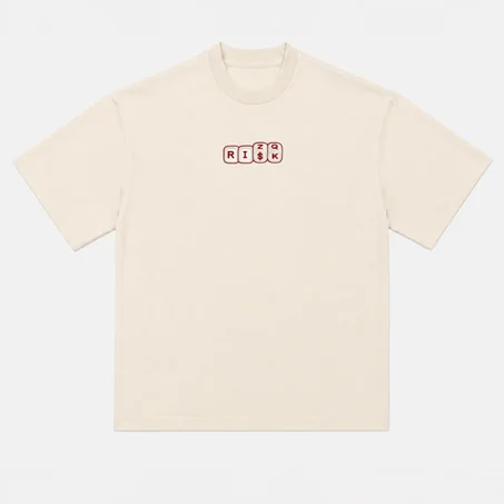 💎More Risk More Rizq Vintage Ivory Tee