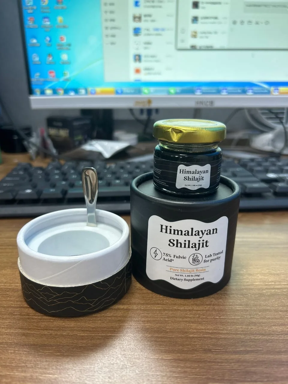 Shilajit Gold – Résine de Shilajit Premium BF