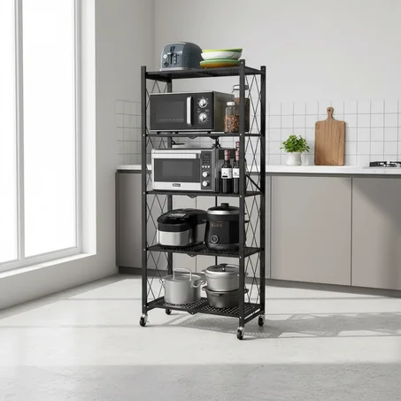 منظم المطبخ الفولاذي