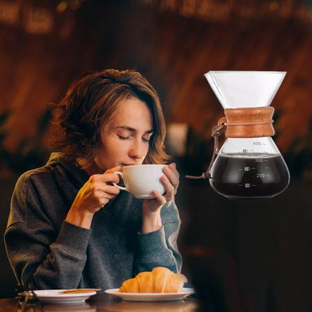 اداة كيمكس للترشيح بمقبض خشبي -™Chemex Original