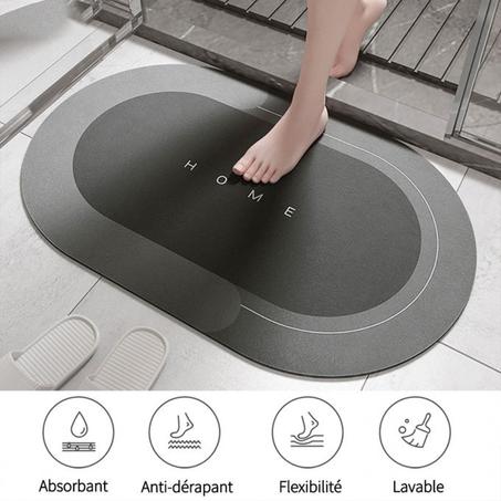 Water Absorbent Floor سجادة حمام فائقة الامتصاص ومضادة للانزلاق