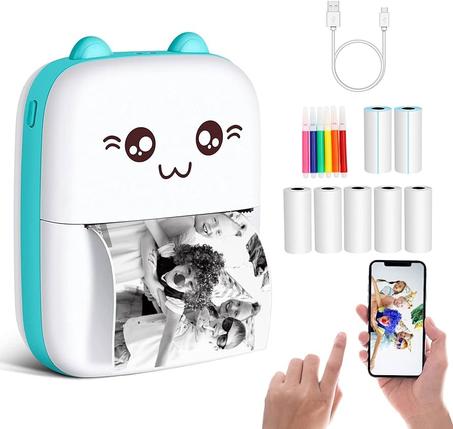 طابعة حرارية محمولة Mini Printer【 🎀توصيل مجاني مع تخفيض - 35  % 🎀】