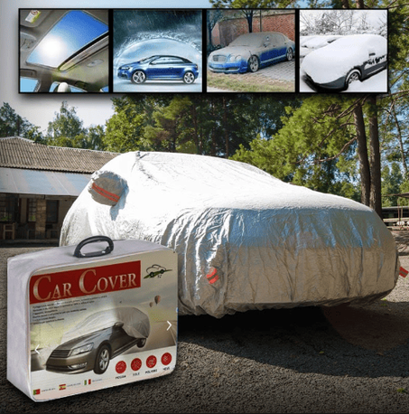 Funda de coche mejor valorada con garantía 2025 Dimensiones de 432x165x120 cm