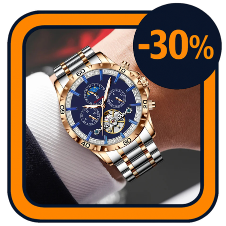 ساعة يد رجالية بتصميم أنيق !