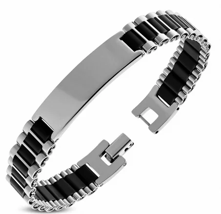 Bracelet en acier inoxydable pour homme