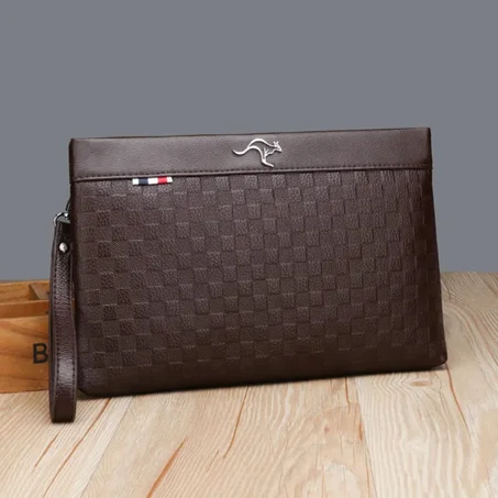 Pochette en cuir pour homme