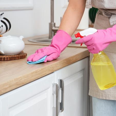 تنظيف المطبخ