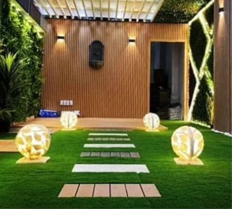 المنزل والحديقة