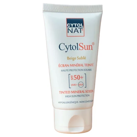 CYTOLNAT SUN ECRAN MINÉRAL TEINTÉ BEIGE SABLE SPF50+ 50ML
