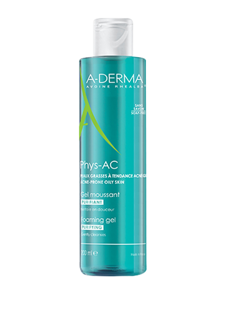 A-derma-phys-ac gel moussant