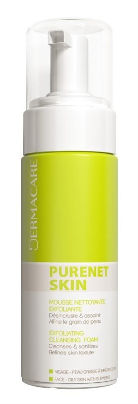 DERMACARE PURENET SKIN MOUSSE NETTOYANTE EXFOLIANTE 150 ML