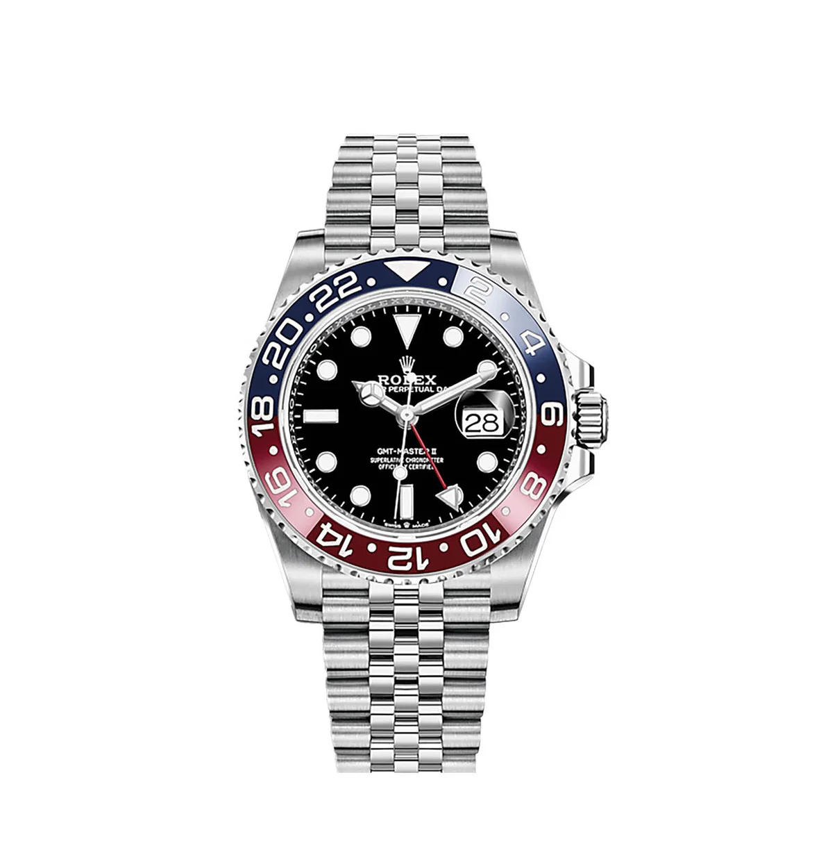 ROLEX -  GMT-MASTER II Pepsi Montre Pour Homme