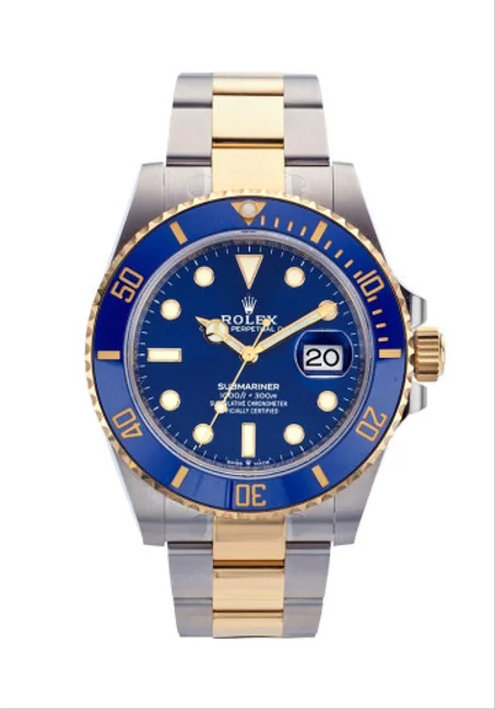 ROLEX - Submariner date bleu combinaison Ref.126613LB Hommes