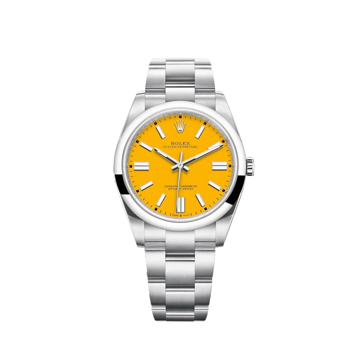 ROLEX - Montre Classique 124300 Jaune 41mm